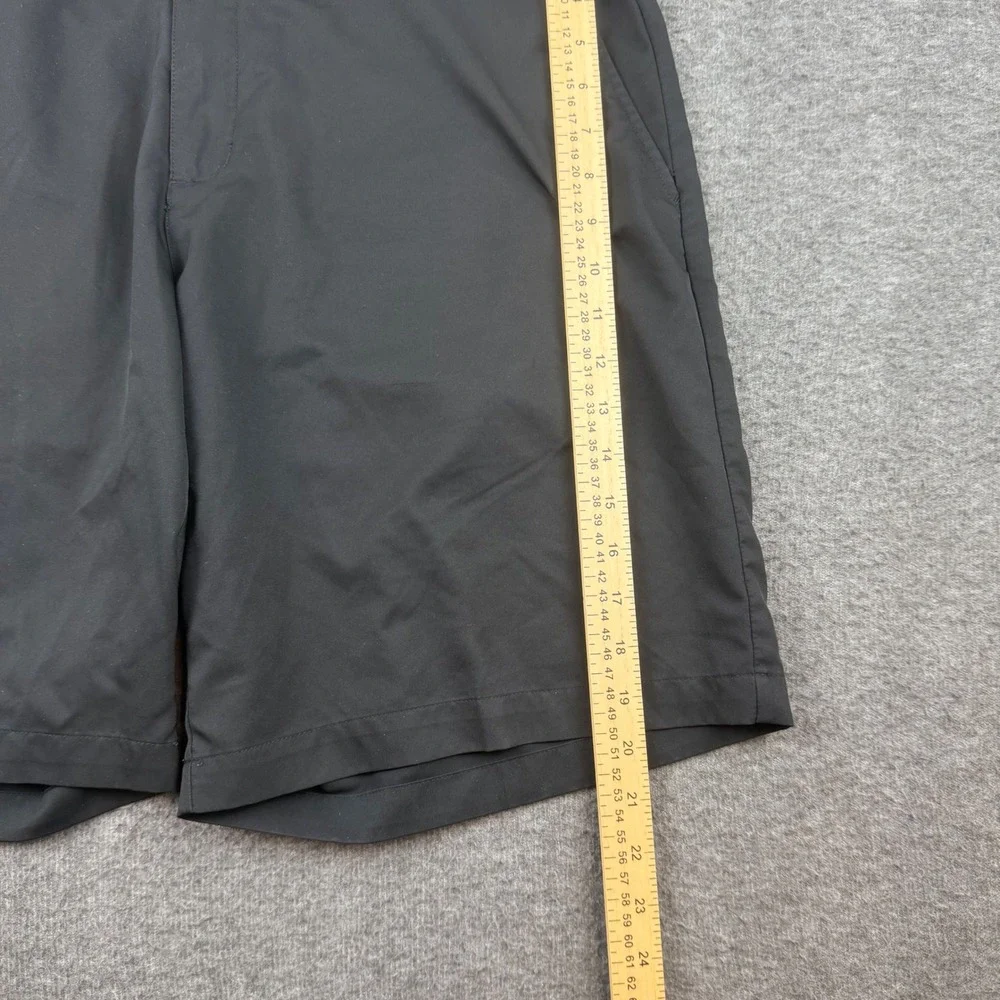 Adidas Golf Shorts Men's 36 Black Climalite Flat Front‎ Performance Athletic